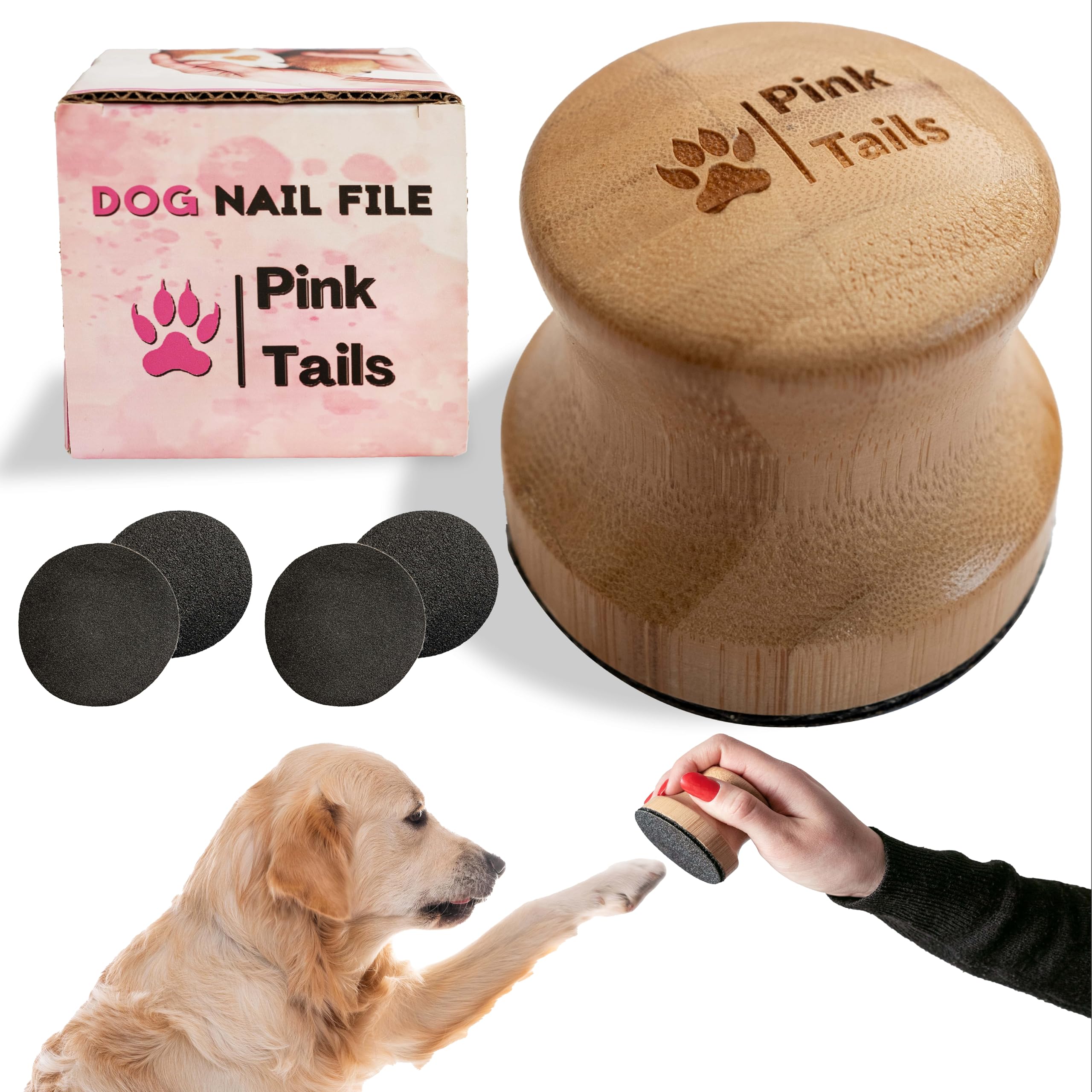 Dog Nail File Dog Nail Board Dog Nail Buffer Dog Toenail Grinder Dog Treat Nail File Board - Dog Scratching Board for Nails Dog Filer for Nails Lima De Uñas para Perros for All Breeds